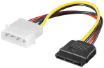 Microconnect PI01082 PC Y maitinimo kabelis, 4 kontaktų į SATA 15 kontaktų, 0,2 m