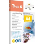 Peach PP525-02 laminavimo mai&scaron;eliai A4 125 mikronų, 100 vnt.