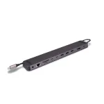 Lindy DST-Mini XT 810, USB-C ne&scaron;iojamojo kompiuterio mini dokas su vienu ekranu (8K) arba dviem ekranais (4K60) ir 100 W įkrovimo perdavimu
