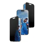 Privatumo ekrano apsauga PanzerGlass iPhone 17 / iPhone 16 Pro &mdash; Ultra-Wide Fit, grūdintas stiklas + PET, FASTFIT