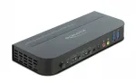 DELOCK DisplayPort 1.4 KVM jungiklis 8K 30Hz USB 3.0 + garsas