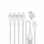 4smarts 541024 USB laidas 1,2 m USB A / USB C / Micro USB / Lightning baltas (541024)