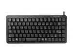 CHERRY Compact G84-4100LCADE-2, kompakti&scaron;ka klaviatūra, USB + PS/2, QWERTY, juoda