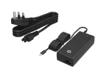 Conceptronic OZUL03BUK 100W GaN stalinis USB PD įkroviklis su integruotu USB-C laidu, UK ki&scaron;tukas