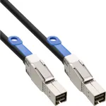 InLine i&scaron;orinis Mini SAS HD kabelis SFF-8644 į SFF-8644 12Gb/s 0,5m