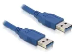 USB kabelis DeLOCK USB 3.0-A vyri&scaron;kas/vyri&scaron;kas 2 m mėlynas