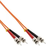InLine Fiber Optinis Duplekso Laidas ST/ST 50/125&micro;m OM2 2m