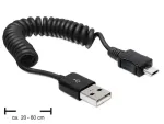 USB kabelis DeLOCK USB 2.0-A / USB micro-B 0,6 m