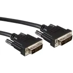 DVI-D Dual Link monitorinis kabelis ROLINE 24+1, ki&scaron;tukas-ki&scaron;tukas, 15 m