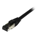 Synergy 21 Patch Laidas RJ45, CAT8.1 2000MHz, 0,25 m, juoda, S-STP(S/FTP), TPE (Ultra SuperFlex), AWG26