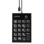 Perixx PERIPAD-202C Numeric Keypad USB-C with 2x USB-A Hub Black (57161I)