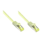 RJ45 jungiamasis kabelis su Cat.7 žaliava ir užraktų apsauga (RNS&reg;), S/FTP, PiMF, halogenų neturintis, 600MHz, OFC, pilkas, 25m, Good Connections&reg; (8070R-250)