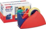 Stalinis juostų dozatorius TESA Easy Cut Desk Dispenser Professional 57422-00 mėlynai raudonas
