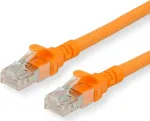 ROLINE pataisos laidas RJ-45 (M) į RJ-45 (M) 30 cm SFTP PiMF CAT 6 halogen-free, liejinis, vytas, oranžinis (21.15.2958)