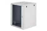 Sieninis 19 inch spintos korpusas DN-37114, 16U, 600x600x785 mm, pilkas
