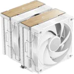 DeepCool AK620 G2 WH procesoriaus oro au&scaron;intuvas, 120 mm ventiliatorius, palaiko LGA1700/1200/115x ir AM4/AM5, baltas
