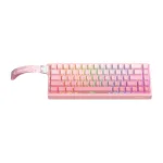 ONIKUMA G69 mechaninė klaviatūra, rožinė, QWERTY