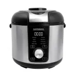 Ryžių viryklė GASTROBACK Rice Control Low Carb & Steam, 3 L, 450 W, juoda/nerūdijantis plienas