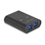 DeLOCK USB jungiklis 2 PC prie 1 įrenginio 5 Gbps juodas