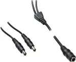 VOLTCRAFT žemos įtampos jungiamasis laidas, ki&scaron;tukas &ndash; lizdas, 5,5 mm / 2,5 mm, 1,10 m (072958C)