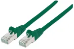 Intellinet 736886 tinklo jungtinis kabelis, Cat6A, S/FTP PiMF, RJ45 &ndash; RJ45, 10 m, be halogenų, lietas, be kabliukų, žalias