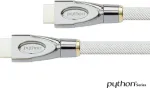 HDMI&reg; 2.0 laidas 4K2K / UHD 60Hz, 24K auksu dengti kontaktai, OFC, nailono pynė balta, 1,5 m, PYTHON&reg; serija (GC-M0162)