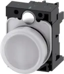 Siemens indikatoriaus lemputė plok&scaron;čia balta 24 V/AC, 24 V/DC SIRIUS ACT 3SU1102-6AA60-1AA0 1 vnt.