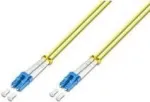 Lightwin LDP-09 LC-LC 10.0 &scaron;viesolaidinis kabelis 10 m geltonas