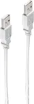 USB kabelis ShiverPeaks BS77003 3m USB 2.0 pilkas