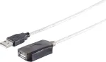 USB ilginimo laidas ShiverPeaks 75604, aktyvus signalo stiprintuvas, 5 m, USB-A