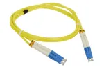 Alantec FOC-LCLC-9SMD-1 InfiniBand / &scaron;viesolaidinis kabelis 1 m LC geltonas