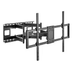 Maclean MC-482 TV laikiklis sieninis 60-120 colių plok&scaron;čiiems ir lenktiems televizoriams, iki 120 kg, VESA 900x600, pasukamas, pakreipiamas ir sukamas, universalus TV laikiklis