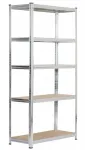 Metalinė lentynų sistema sidabrinė 180x90x40 cm