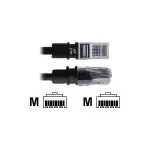 PatchSee BasicPatch Patch-Cable RJ-45 (M) &ndash; RJ-45 (M) 1,5 m FTP CAT 5e ekranuotas juodas