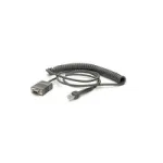 Zebra CBA-RF3-C09ZAR nuoseklusis kabelis, juodas, 2,8 m, RS232 DB9