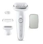 Braun Silk-&eacute;pil 9 9-030 epiliatorius su 40 pincetų, baltas