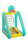 Bestway Perfect Aim 3 viename pripučiamas kiemo žaidimų centras, 5 metai, PVC, įvairiaspalvis