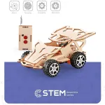 EXTRA DIGITAL Wooden Construction Kit Remote Controlled Car Educational Model