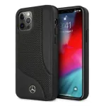&ldquo;Mercedes-Benz iPhone 12 Pro Max 6.7\&rdquo; Black Hard Case Leather Perforated Area&rdquo;