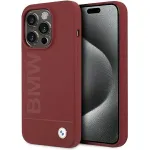 BMW M Collection Silicone Hard Case su MagSafe, skirta Apple iPhone 15 Pro 6,1 inch, raudona, didelis logotipas