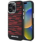 AMG AMHMP16L24SSRRK Hardcase Silicone Graphics MagSafe, skirta Apple iPhone 16 Pro 6,3 colio, juoda
