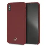 Mercedes-Benz MEHCI65SILRE Silicone Hard Case, skirta Apple iPhone Xs Max, raudona