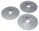 BOSCH Power Tools PRO Wood Circular Saw Blade 190 mm (3-Piece Promo Pack)