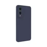 Evelatus Samsung Galaxy S25 Edge Premium Magnetic Soft Touch Silicone Case Midnight Blue
