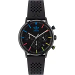 Adidas Unisex Digital Watch AOSY23021 40mm Black Silicone Strap