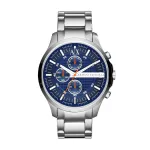 ARMANI EXCHANGE AX2155 Vyri&scaron;kas analoginis kvarcinis laikrodis 46mm nerūdijančio plieno juodu ciferblatu