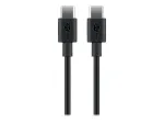 Goobay 66318 USB-C laidas, juodas, 1 m