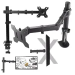 MOZOS MS02 Monitorinis laikiklis ant stalo 10-29 inch juodas