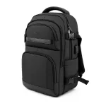 Wozinsky WPW-20L kelioninė kuprinė su skyriumi ne&scaron;iojamam kompiuteriui iki 15 inch, 40x20x25 cm, rankiniam bagažui, 20L - juoda