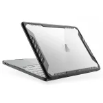 SUPCASE Unicorn Beetle Pro dėklas, skirtas MacBook Neo 13 (2026), juodas/skaidrus